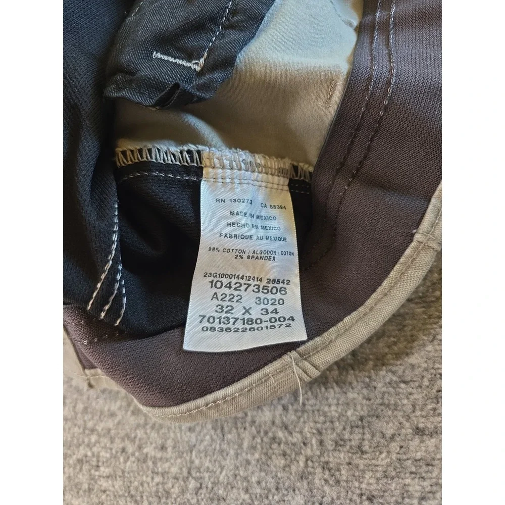 Lee Performance Series Men's Extreme Comfort Straight Fit Chino Pants Gray 32x34